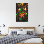 Abstract fractal flower design. leinwanddruck (Insitu (Schlafzimmer))