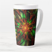 Abstract fractal flower design. milchtasse (Rechte Ecke)