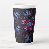 Abstract fractal flower design. milchtasse (Vorderseite)