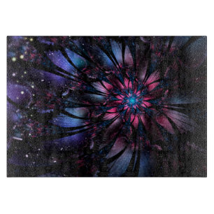 Abstract fractal flower design.  schneidebrett