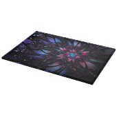 Abstract fractal flower design. schneidebrett (Ecke)