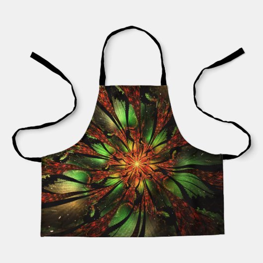 Abstract fractal flower design. schürze (Vorderseite)
