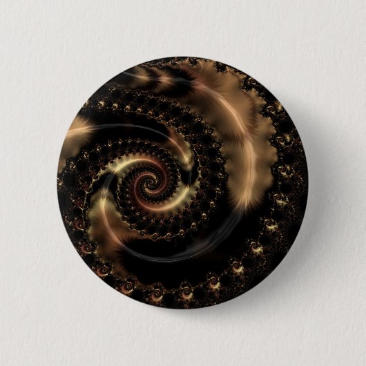 Abstract fractal patterns and shapes. Fractal Art Button (Vorderseite)