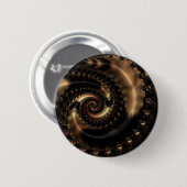 Abstract fractal patterns and shapes. Fractal Art Button (Vorne & Hinten)