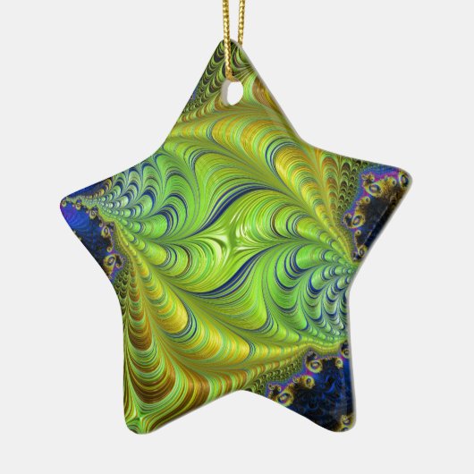 Abstract fractal patterns and shapes. Fractal Art Keramikornament (Links)