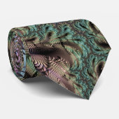 Abstract fractal patterns and shapes. Fractal Art Krawatte (Gerollt)