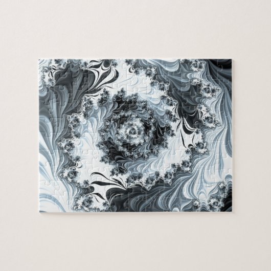 Abstract fractal patterns and shapes. Fractal Art Puzzle (Horizontal)