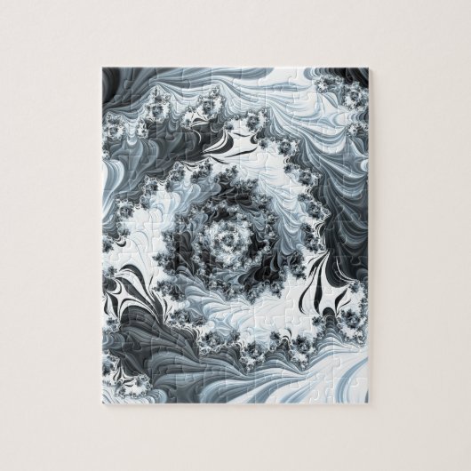 Abstract fractal patterns and shapes. Fractal Art Puzzle (Vertikal)