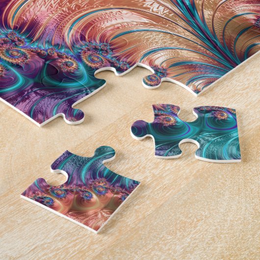 Abstract fractal patterns and shapes. Fractal Art Puzzle (Seite)