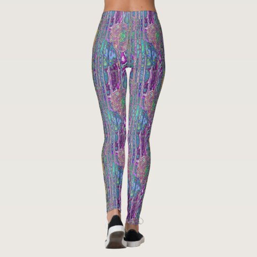 abstract fractals leggings (Rückseite)