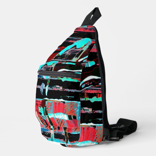 Abstract Freedom – Artistic Crossbody Bag (Rechte Ecke)