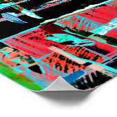 Abstract Freedom – Artistic Wall Poster (Ecke)