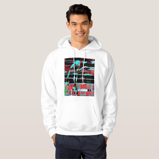 Abstract Freedom – Custom Adult Pullover Hoodie (Vorne ganz)