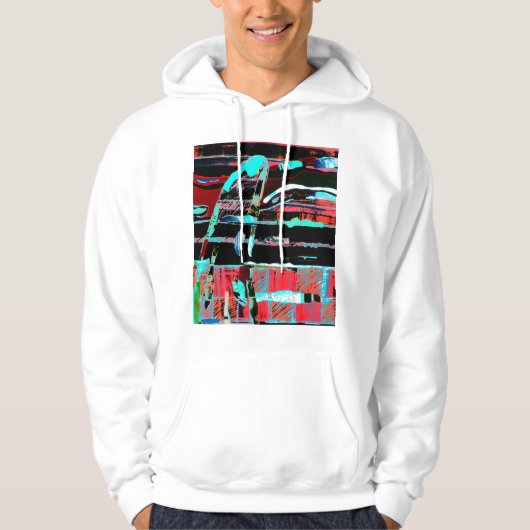 Abstract Freedom – Custom Adult Pullover Hoodie (Vorderseite)