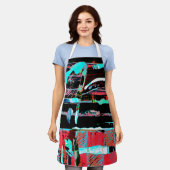 Abstract Freedom – Custom All Over Print Apron (Me Schürze (Getragen)