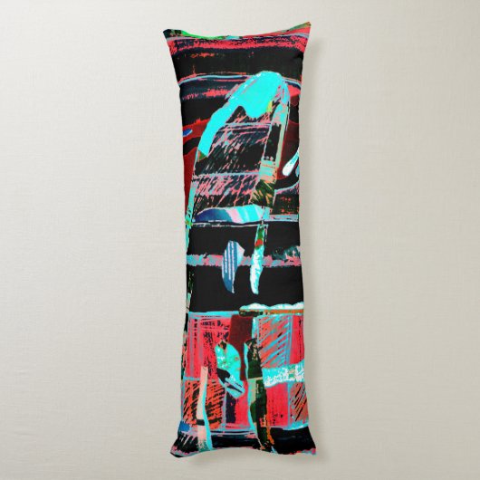 Abstract Freedom – Custom Brushed Polyester Body P Seitenschläferkissen (Rückseite (Vertikal))