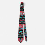 Abstract Freedom – Custom Necktie Krawatte (Vorderseite)