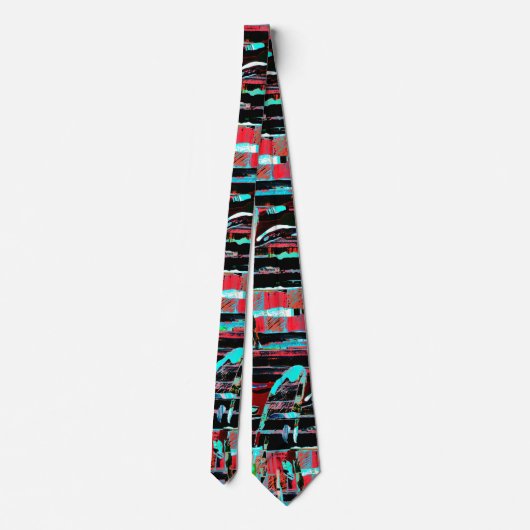 Abstract Freedom – Custom Necktie Krawatte (Rückseite)