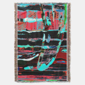 Abstract Freedom – Custom Throw Blanket Decke (Vorderseite Vertikal)