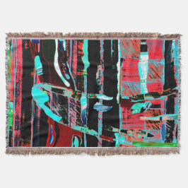 Abstract Freedom – Custom Throw Blanket Decke