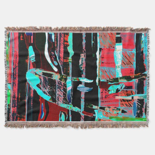 Abstract Freedom – Custom Throw Blanket Decke (Vorderseite)