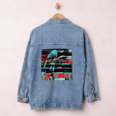 Abstract Freedom – Custom Women’s Denim Jacket (Je Jeansjacke (Hangar)