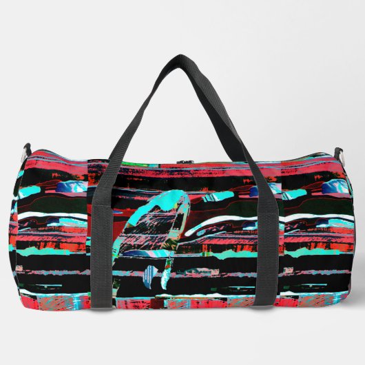 Abstract Freedom – Print Cut Sew Large Duffel Bag Duffle Bag (Vorderseite)