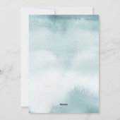 Abstract Frost Modern Christmas Photo Card Feiertagskarte (Rückseite)