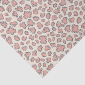 Abstract Garden Confetti | Pattern Blush Peach Seidenpapier (Ausschnitt)