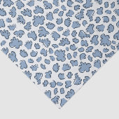 Abstract Garden Confetti | Pattern Dusty Bluebell Seidenpapier (Ausschnitt)