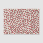 Abstract Garden Confetti | Pattern Faded Rust Red Seidenpapier (Vorderseite)