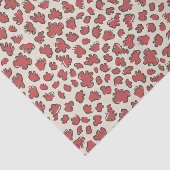 Abstract Garden Confetti | Pattern Faded Rust Red Seidenpapier (Ausschnitt)