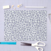 Abstract Garden Confetti | Pattern Pale Periwinkle Seidenpapier (Handwerk)