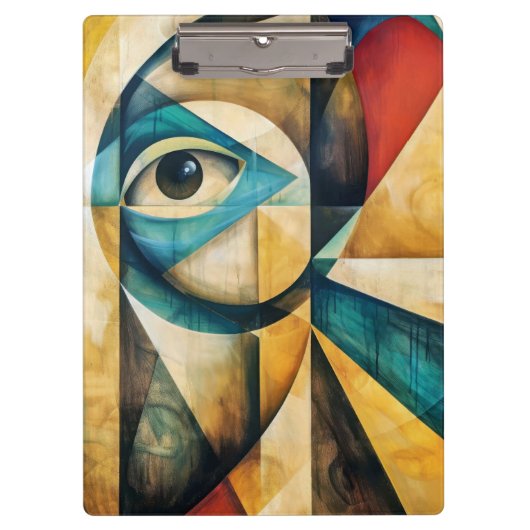Abstract Gaze Klemmbrett (Vorderseite)