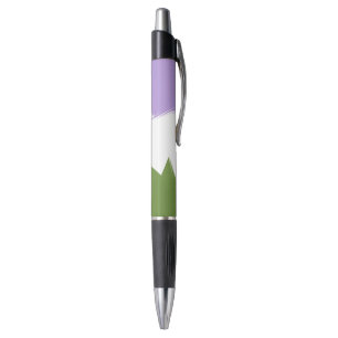 Abstract Genderqueer Pride Flag Kugelschreiber