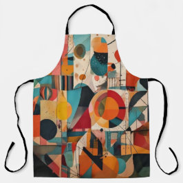 Abstract Geometric Art Apron Schürze