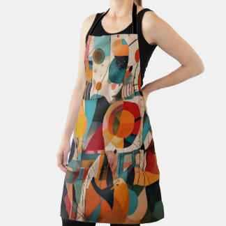 Abstract Geometric Art Apron Schürze