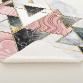 Abstract geometric background. Modern marble mosai Sherpadecke (3/4)