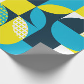 Abstract geometric background with squares,triangl geschenkpapier (Ecke)