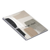  Abstract geometric boho contemporary Notizblock (Rechte Seite)