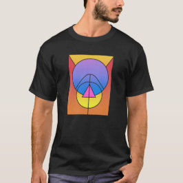 Abstract Geometric Circles Line Colorful  T-Shirt