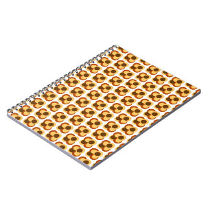 Abstract Geometric Circular Shapes Notizblock