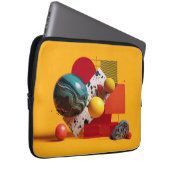 Abstract geometric colorful composition  laptopschutzhülle (Vorne Rechts)