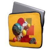 Abstract geometric colorful composition  laptopschutzhülle (Vorderseite Links)