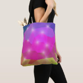 Abstract Geometric Crystal Mosaic in Pink Tasche (Von Nahem)