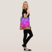 Abstract Geometric Crystal Mosaic in Pink Tasche (Am Model)