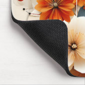 Abstract Geometric Floral Mousepad (Ecke)