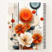 Abstract Geometric Floral Notizblock (Rückseite)