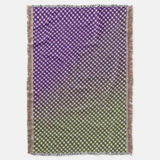 Abstract Geometric Gradient Checker Pattern 1278 Decke (Vorderseite Vertikal)