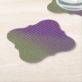 Abstract Geometric Gradient Checker Pattern 1278 Untersetzer (angewinkelt)